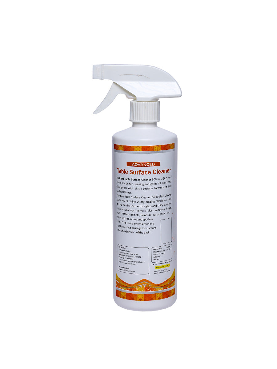 H-NEEDS Feathers Table Surface Cleaner 500 ml | Advanced Multi-Surface Germ-Kill Spray