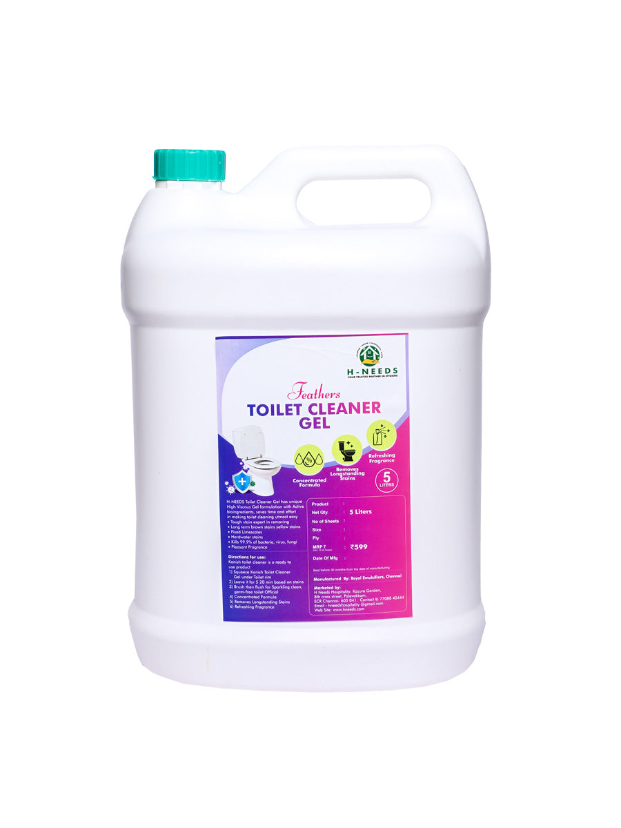 Feathers Toilet Cleaner Gel – 5 Liters | H-NEEDS Hygiene Solutions