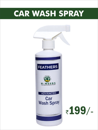 Feathers Advanced Car Wash Spray – Premium No-Rinse Car Cleaning Solution