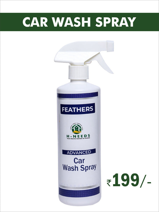 Feathers Advanced Car Wash Spray – Premium No-Rinse Car Cleaning Solution