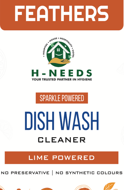 Feathers Magic Dishwash – 500ml | Tough on Grease, Gentle on Hands | Lemon Fresh