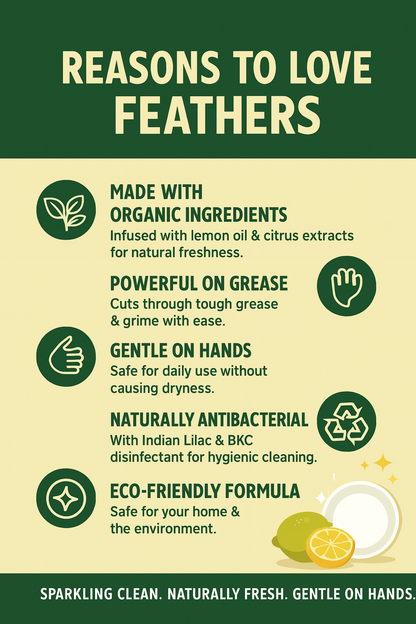 H-Needs Organic Cleaning Combo – Dish Wash + Fabric Wash + Floor Wash (3 Pack)