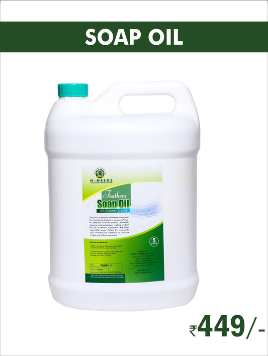 H-NEEDS Feathers Soap Oil 5 L | All-Purpose Disinfectant & Cleaner