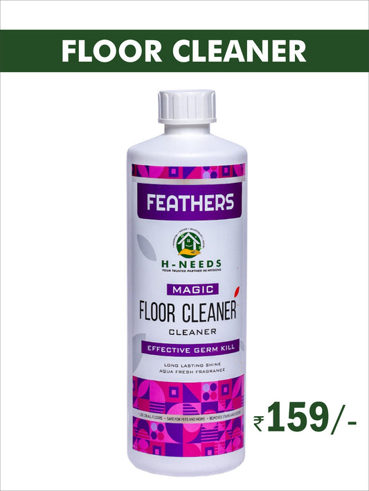 Feathers Magic Floor Cleaner – 500ml | Kills 99.9% Germs, Removes Stains & Odours