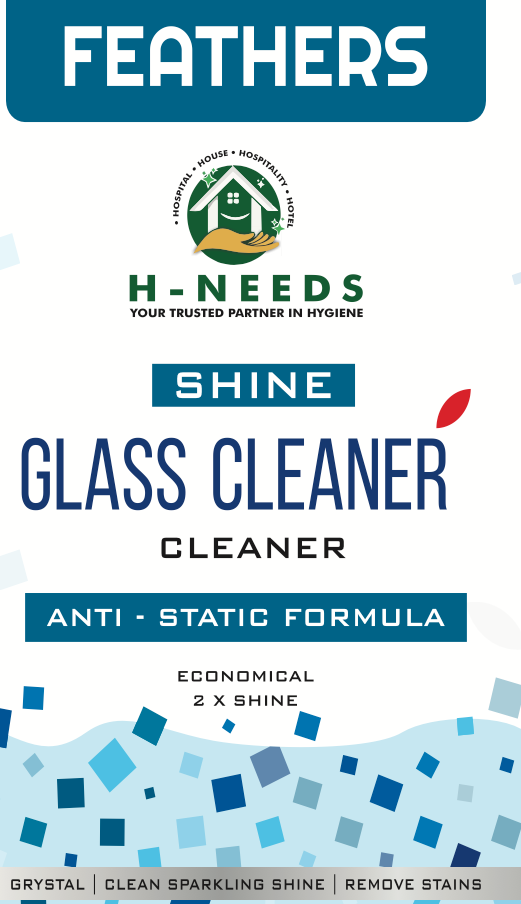 Feathers Magic Glass Cleaner – 500ml | Streak-Free Shine | Removes Dirt, Dust & Fingerprints