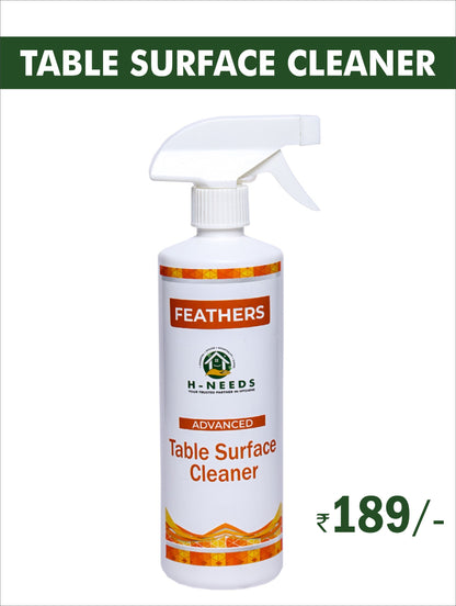 H-NEEDS Feathers Table Surface Cleaner 500 ml | Advanced Multi-Surface Germ-Kill Spray