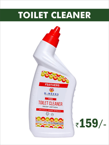 Feathers Magic Toilet Cleaner – 500ml | Kills 99.9% Germs | Removes Stains & Odours