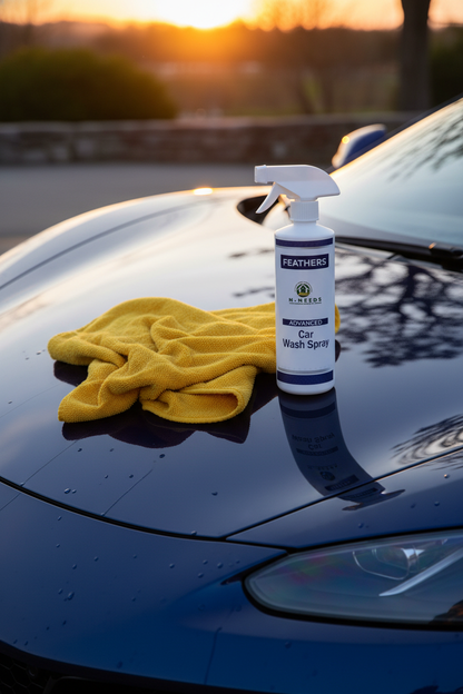 Feathers Advanced Car Wash Spray – Premium No-Rinse Car Cleaning Solution