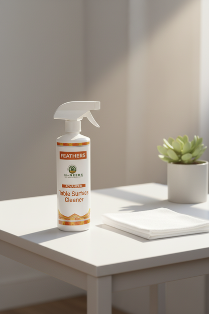H-NEEDS Feathers Table Surface Cleaner 500 ml | Advanced Multi-Surface Germ-Kill Spray