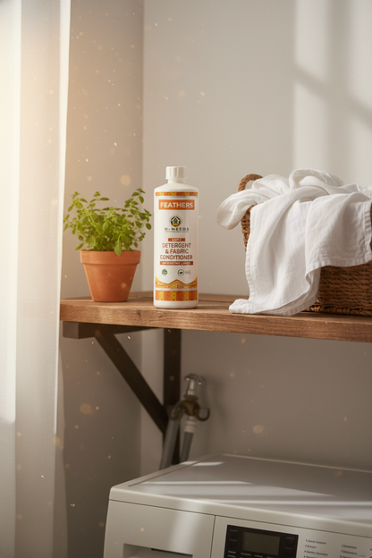 H-NEEDS Feathers Detergent & Fabric Conditioner 500 ml | Soft, Fresh & Long-Lasting Clean